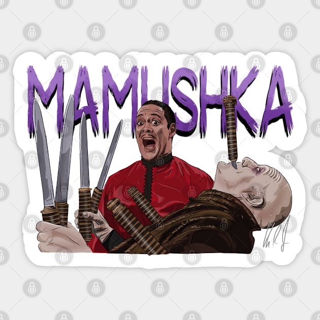 Addams Family: Mamushka Sticker by 51Deesigns